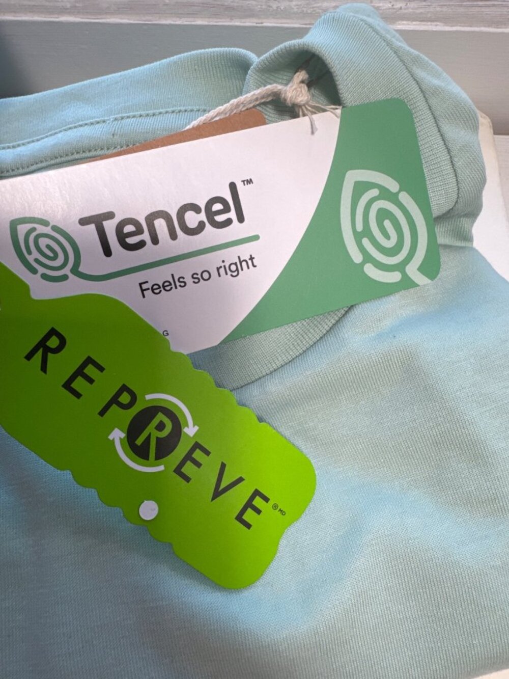 Tentree Mens Graphic Tee XXL Light Green Treeblend Sustainable New - Picture 14 of 16
